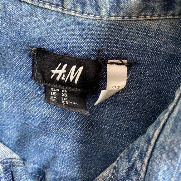 H&M Denim Button Flannel - Picture 5 of 5